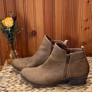 little brown booties